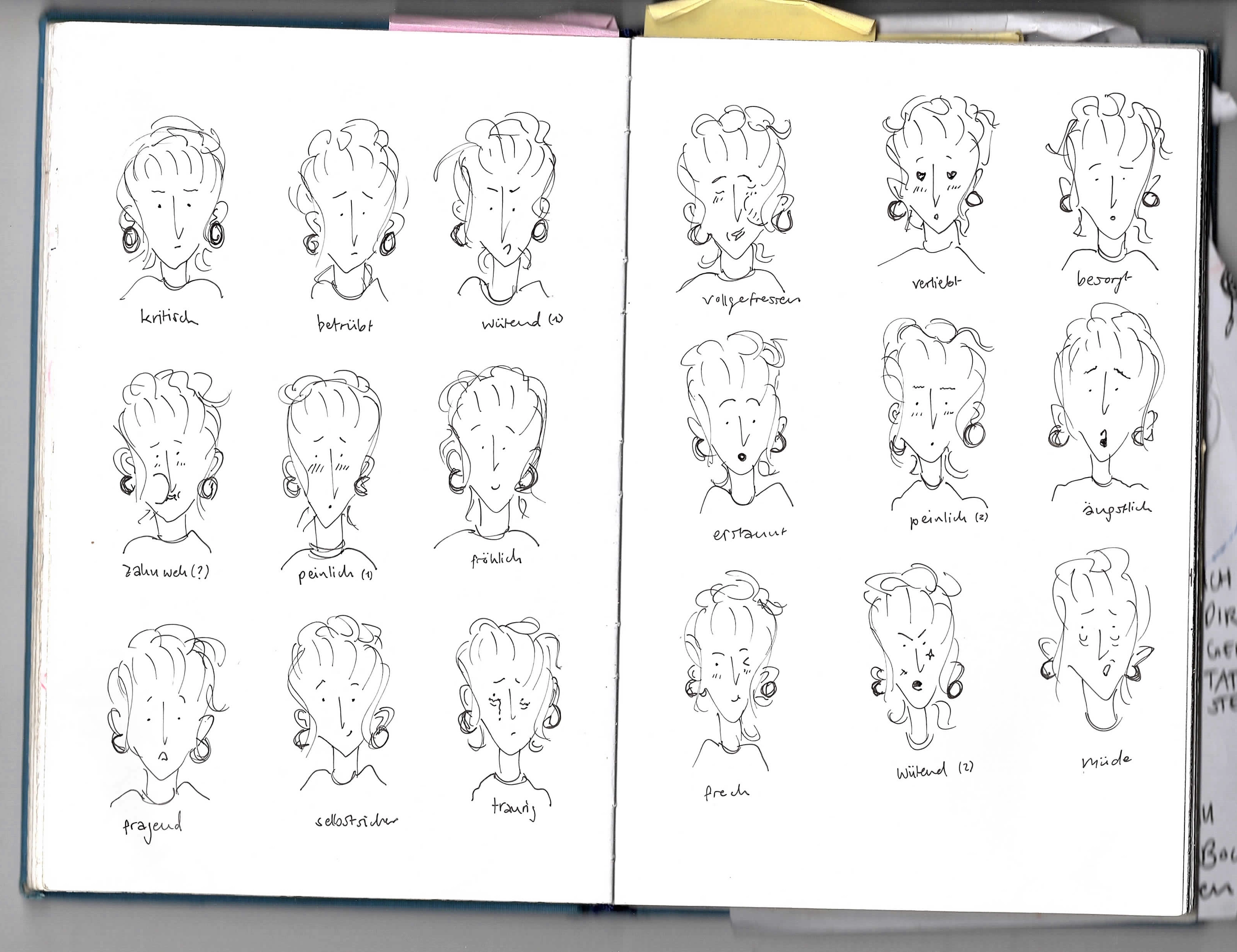 Ausschnitt aus Skizzenbuch 2023:24 c)